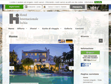 Tablet Screenshot of hotelinternazionaleischia.com